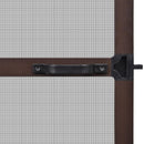 Hinged Insect Screen For Doors 100 x 215 Cm - Brown