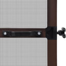 Hinged Insect Screen For Doors 120 x 240 Cm - Brown