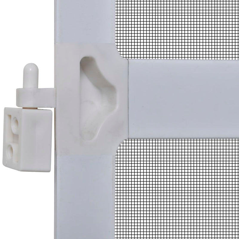 Hinged Insect Screen for Doors 120 x 240 Cm - White