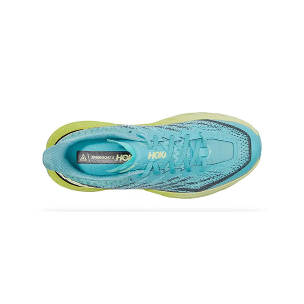 Hoka One One Women Speedgoat 5 Running Shoes Coastal Shade Green Glow