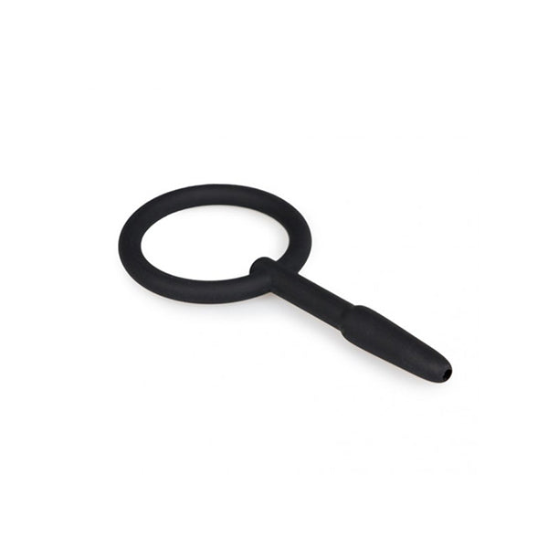 Hollow Silicone Penis Plug With Pull Ring
