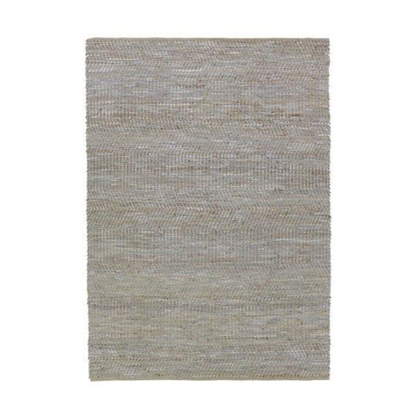Homespun Silver Cotton Rug