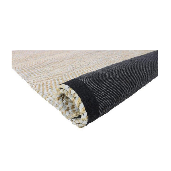 Homespun Silver Cotton Rug