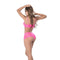 Lace 2PC Set Hot Pink Extra Large