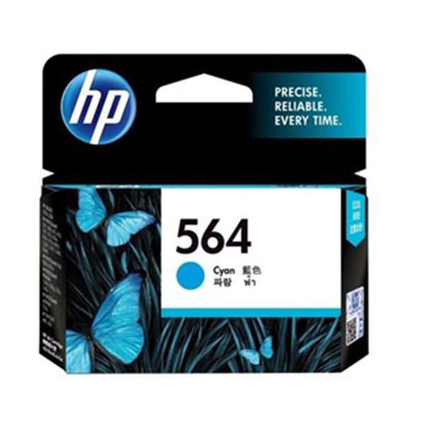 HP 564 Original Ink Cartridge Cyan For Photosmart 300 Pages Yield