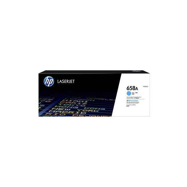 Hp 658A Cyan Laserjet Toner Cartridge 6K