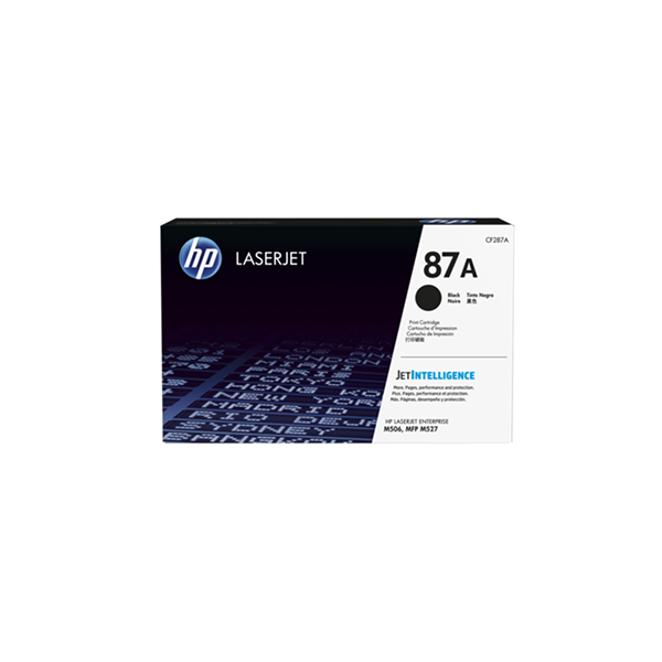 Hp 87A Black Laserjet Toner Cartridge 9K