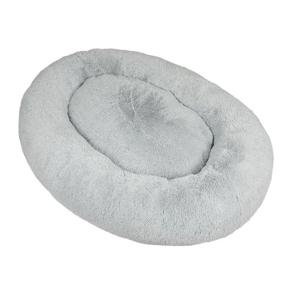 Human Size Pet Bed Fluffy Calming Washing Napping Mattress Grey