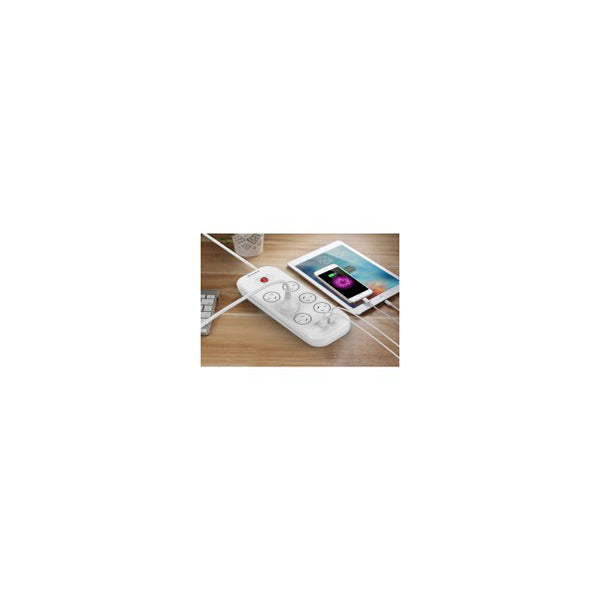 Huntkey 6 Outlet Surge Protector With 2 Usb Charging Outlets