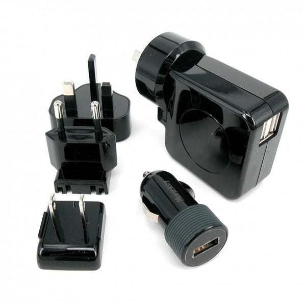 Huntkey TravelMate D204 USB Wall Car Charger