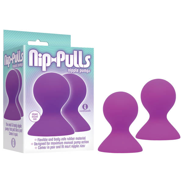 Set Of 2 Nip Pulls Purple Nipple Suckers