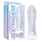 Sextenders Ribbed Clear Vibrating Penis Sleeve