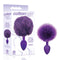 The 9S Cottontails Purple Butt Plug With Bunny Tail