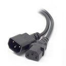 Alogic 2M Iec C13 To Iec C14 Computer Power Extension Cord Black