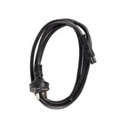 IEC C5 Clover Leaf Style Appliance Power Cable Black