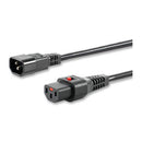 Iec Lock 3M Iec C13 To Iec C14 Power Extension Cord Male To Female
