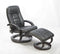 Deluxe Massage Recliner with Footrest - Black