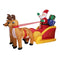 Inflatable Santa On A Sleigh with LED Christmas Decoration