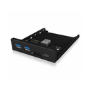 Icy Box Ib Hub 1417 I3 Frontpanel Hub With Card Reader