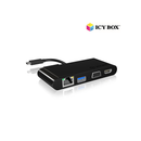 Icy Box Ibdk403C Multi Port Docking Station For Notebook And Pc