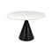 Idealize Marble Iron Dining Table Black