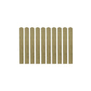 Impregnated Fence Slats 10 Pcs Wood 80 Cm