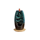 Incense Burner Mountain Waterfall Smoke Backflow Ceramic Cone Holder