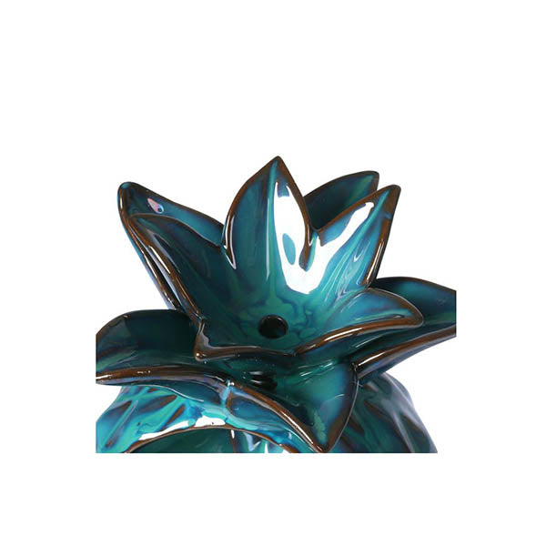 Incense Burner Pineapple Waterfall Smoke Ceramic Holder 198 Cones