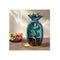 Incense Burner Pineapple Waterfall Smoke Ceramic Holder 198 Cones