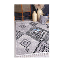 Indigenous Grey Geometric Rug