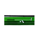 Indoor Practice Green Mat Inclined Ball Return Fake Grass 2 Holes
