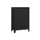 Industrial Filing Cabinet Black 75 X 40 X 115 Cm Metal