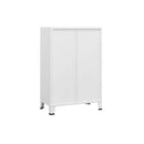 Industrial Filing Cabinet White 75 X 40 X 115 Cm Metal