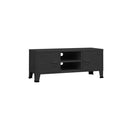 Industrial Tv Cabinet Black 105 X 35 X 42 Cm Metal