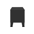 Industrial Tv Cabinet Black 105 X 35 X 42 Cm Metal
