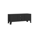 Industrial Tv Cabinet Black 105 X 35 X 42 Cm Metal