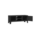 Industrial Tv Cabinet Black 105 X 35 X 42 Cm Metal