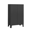 Industrial Wardrobe Anthracite 67 X 35 X 107 Cm Steel