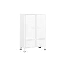 Industrial Wardrobe White 67 X 35 X 107 Cm Steel
