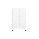 Industrial Wardrobe White 67 X 35 X 107 Cm Steel
