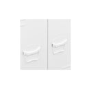 Industrial Wardrobe White 67 X 35 X 107 Cm Steel