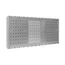 Industrial Style Wall Mounted Tool Cabinet Metal Grey And Black