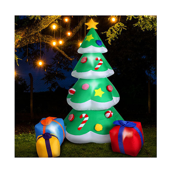 Inflatable Christmas Tree and Gifts with LED Christmas Decoration