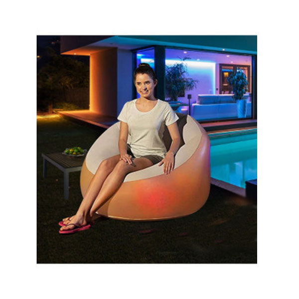 Inflatable Lounge Seat Sofa With LED Light