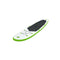 Inflatable Stand Up Green And White Paddleboard Set