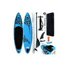 Inflatable Stand Up Paddleboard Set 320 X 76 X 15 Cm Blue