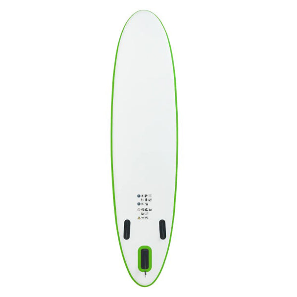 Inflatable Stand Up Paddleboard Set Green And White