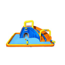 Inflatable Water Double Slide Jumping Castle For Pool Playground