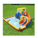 Inflatable Water Double Slide Jumping Castle For Pool Playground
