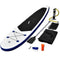Inflatable Stand Up Paddle Board Set - Blue And White